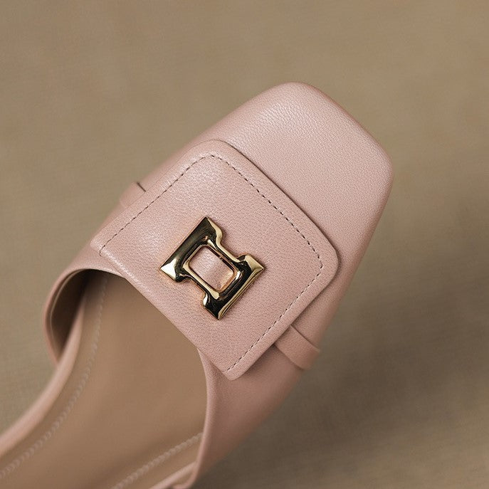 Florence | Babies à Boucle en Cuir