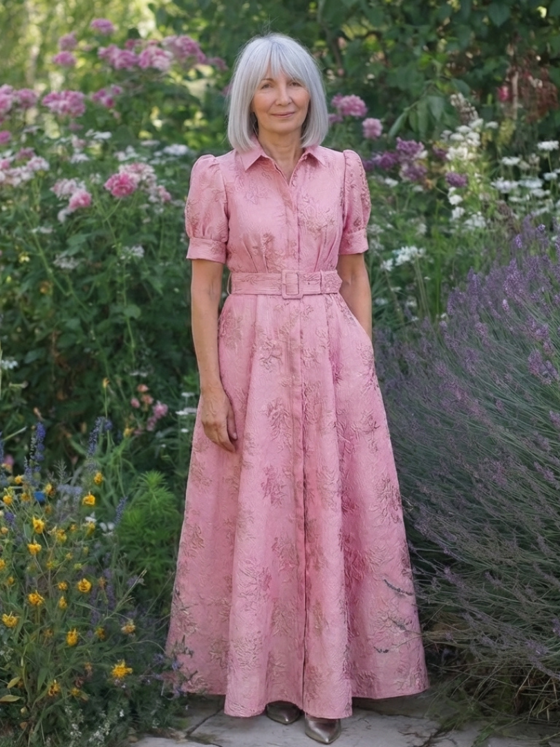 Xanthea | Robe chemise maxi florale