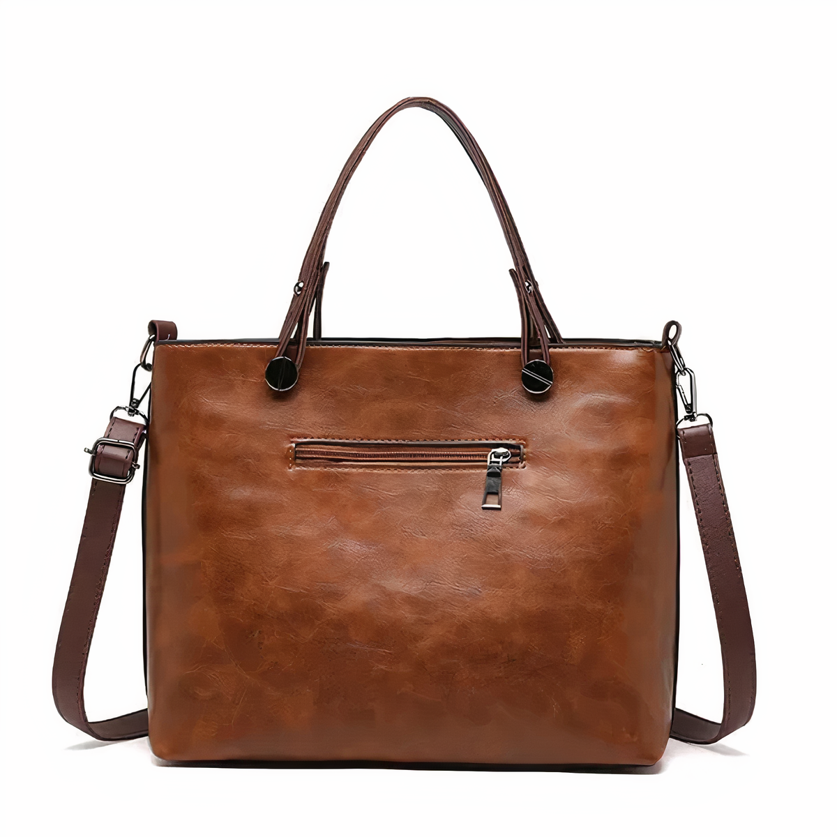 Amandine | Sac Cabas Multi-Poches Cuir Vintage