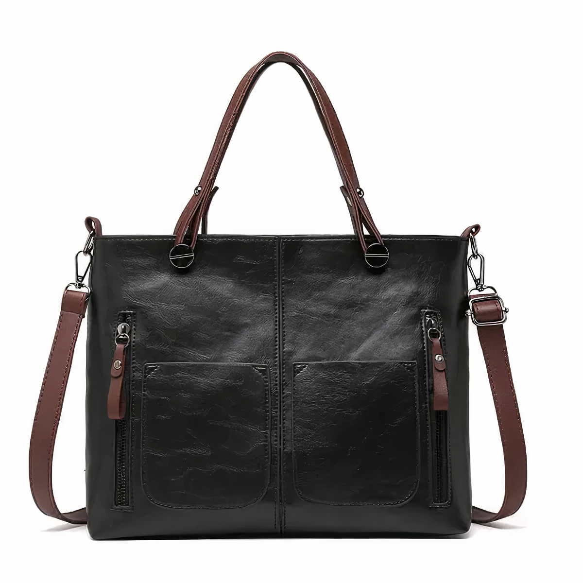 Amandine | Sac Cabas Multi-Poches Cuir Vintage