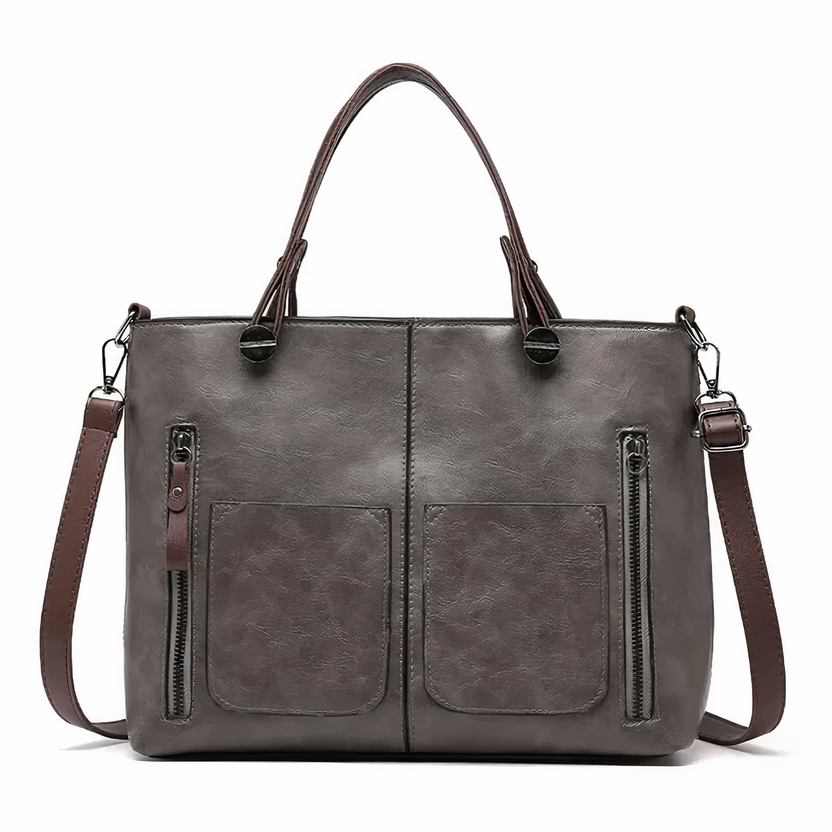 Amandine | Sac Cabas Multi-Poches Cuir Vintage