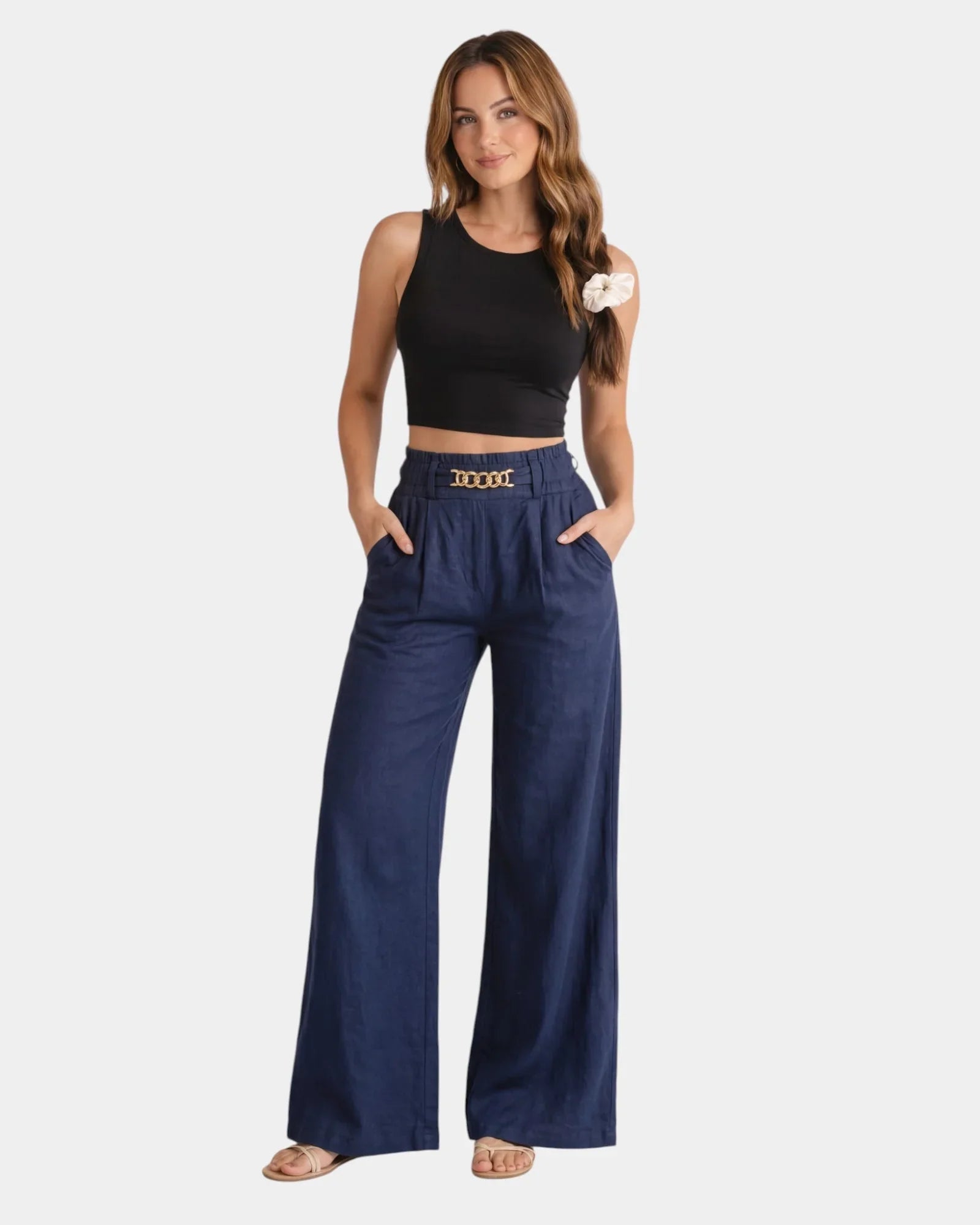 Audrey | Pantalon large élégant