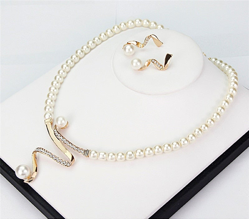 Noélie | Collier Volute Perlière
