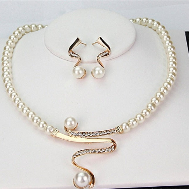 Noélie | Collier Volute Perlière