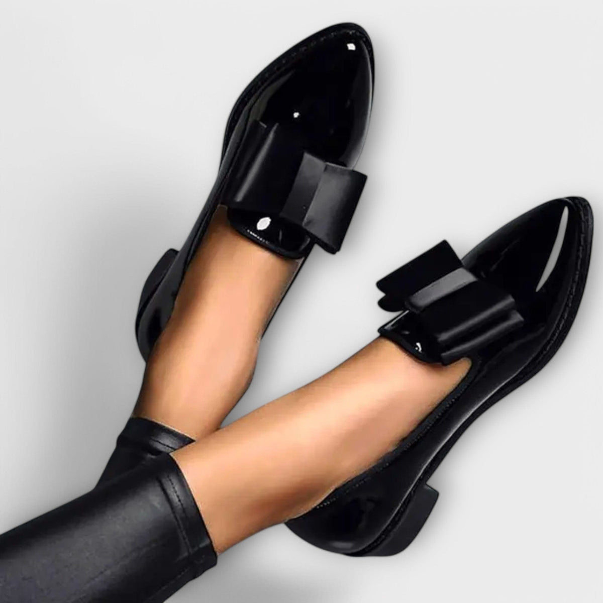 Charlotte | Mocassins Vernis à Nœud