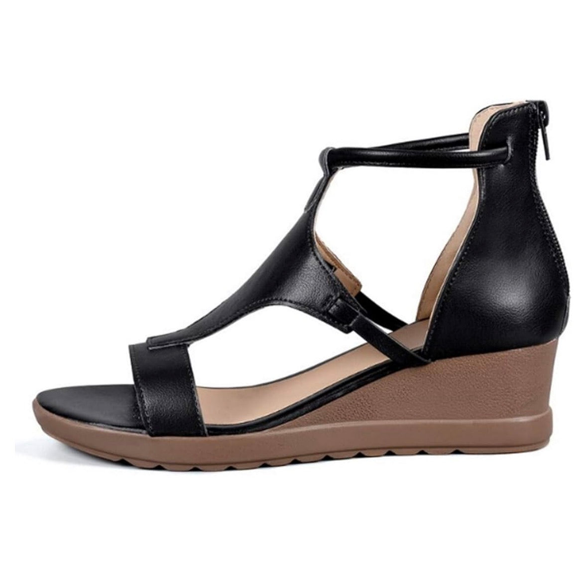 Charlotte | Sandales Compensées Minimalistes Chic
