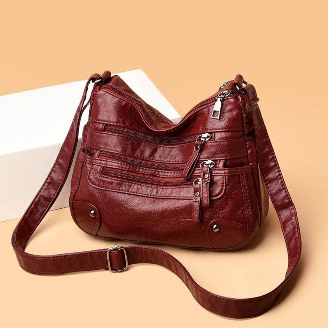 Lison | Sac Bandoulière Multi-Zips Urbain