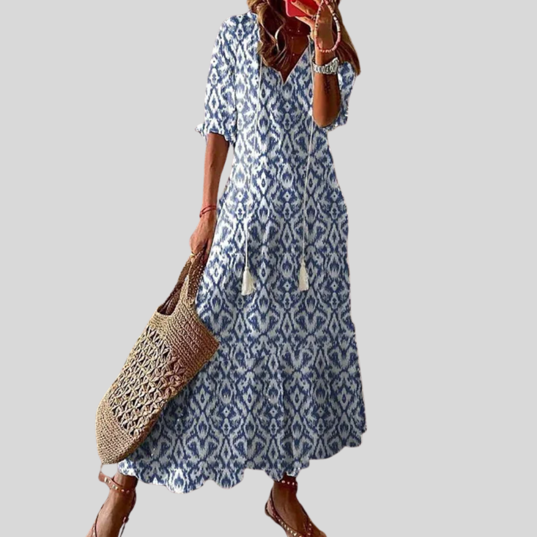 Michaela | Robe Maxi Bohème Chic