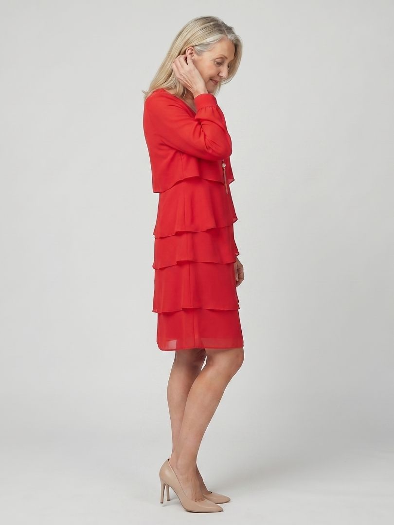 Lila | Robe à couches propre longueur genou