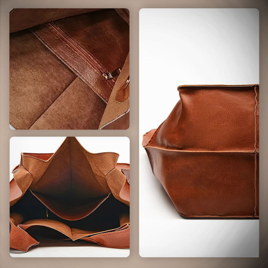 Élise | Sac Cabas Oversize Cuir Souple