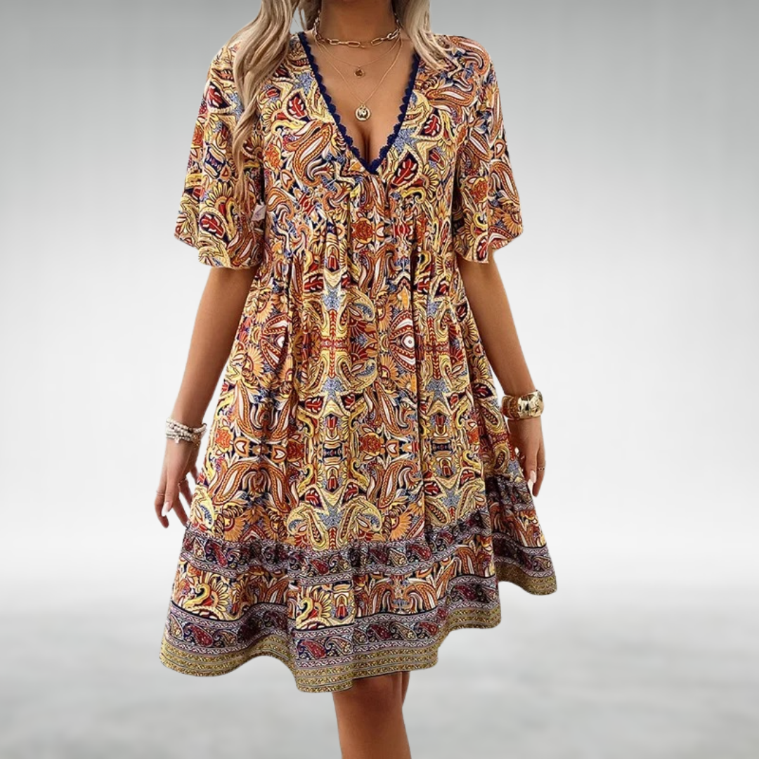 Mélusine | Robe Bohème Fluide