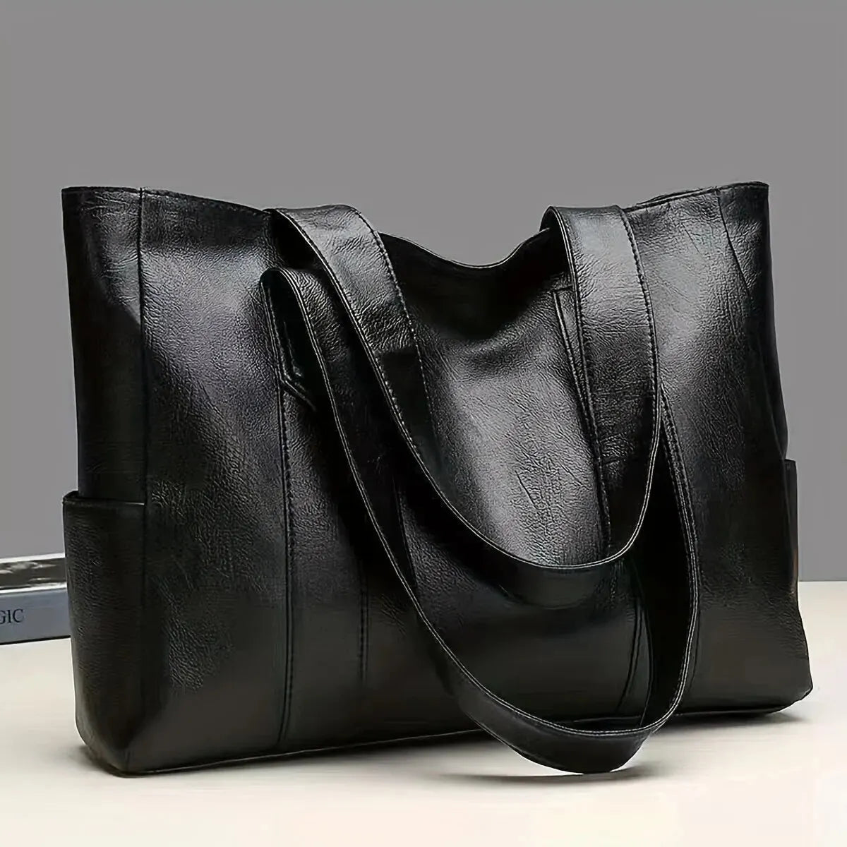 Laurine | Sac Cabas Cuir Souple Intemporel