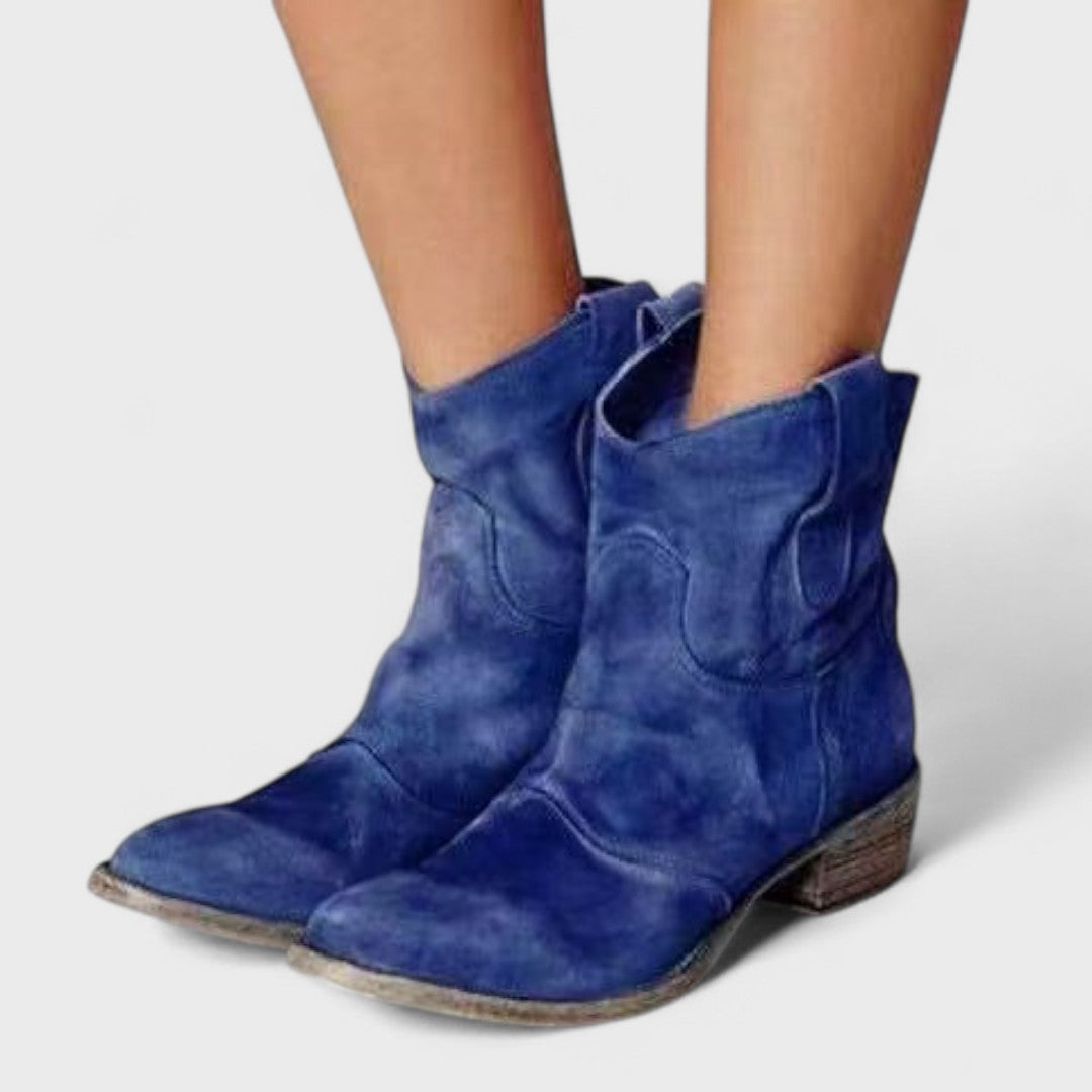 Daphné | Bottines Western Suédées