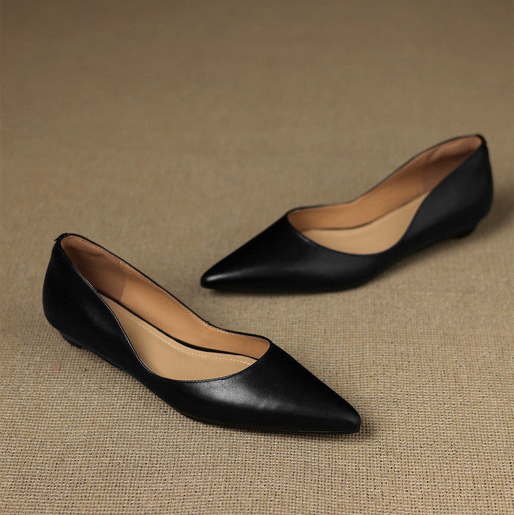 Marie | Ballerines Pointues en Cuir