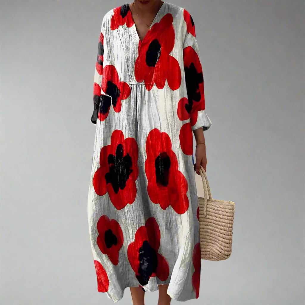 Éléonore | Robe Fleurie Graphique