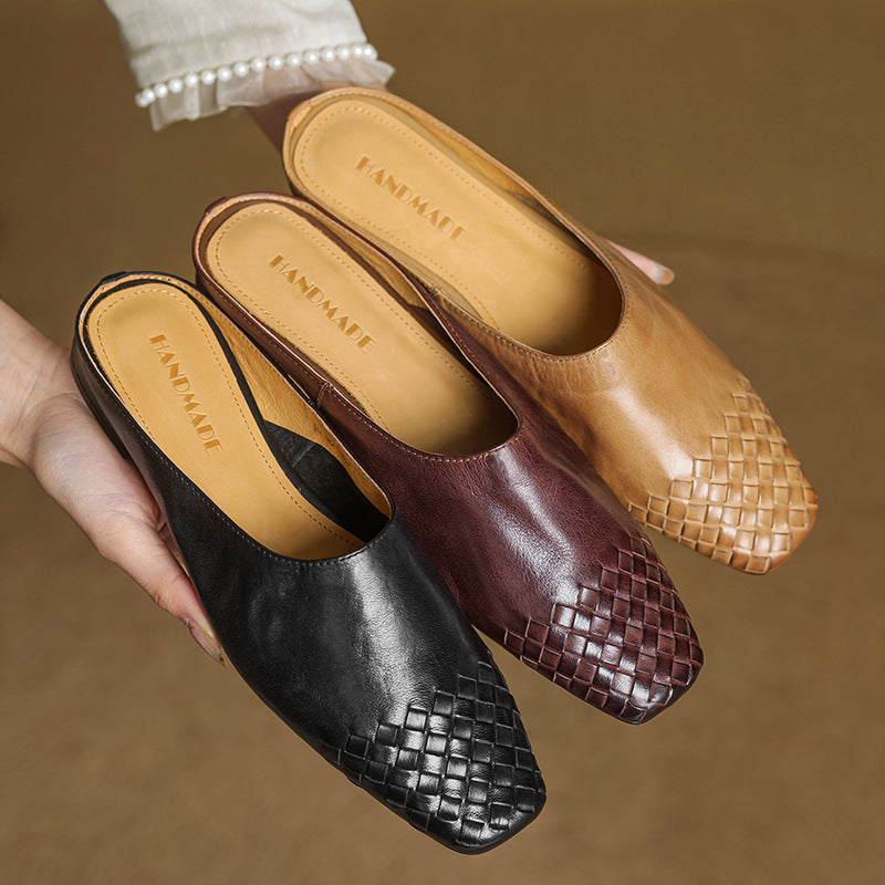 Geneviève | Mules Classiques à Petit Talon