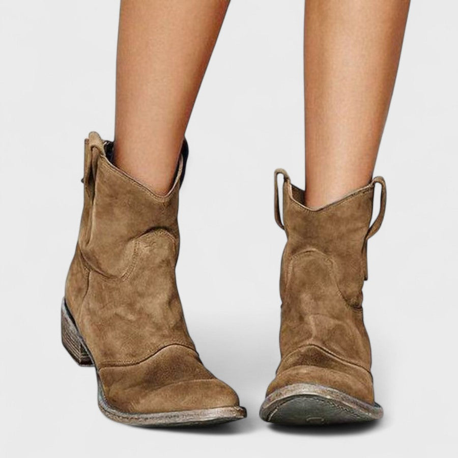 Daphné | Bottines Western Suédées