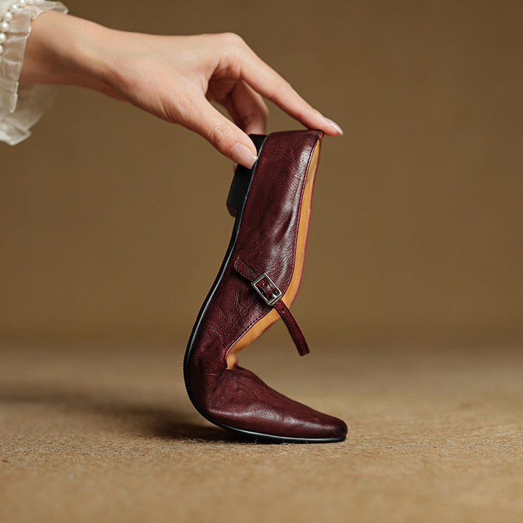 Solange | Mules Babies en Cuir Souple