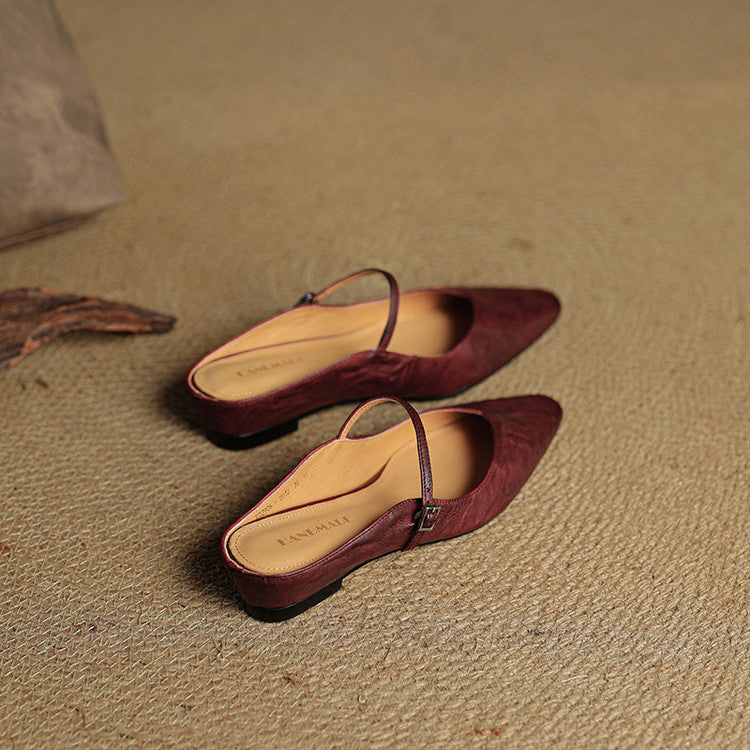 Solange | Mules Babies en Cuir Souple