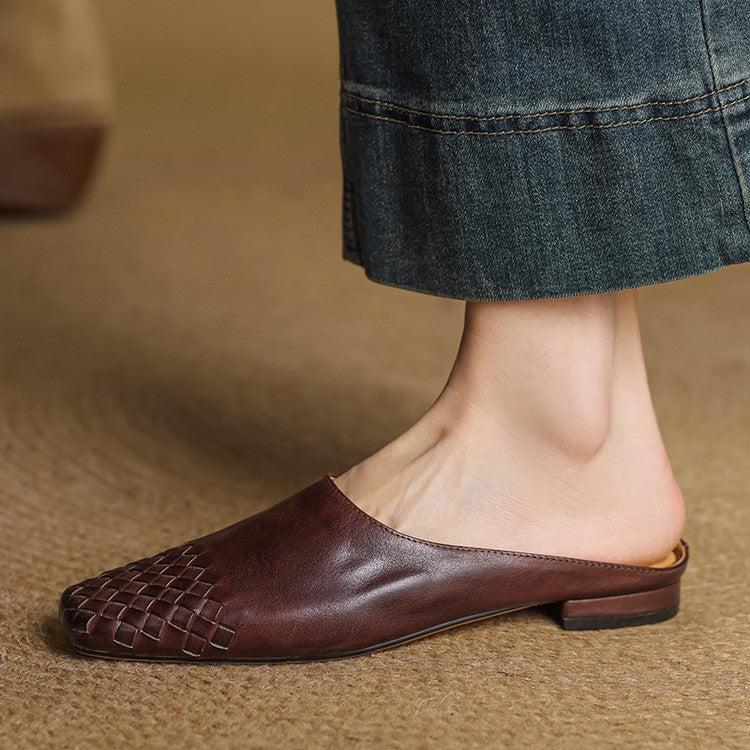 Geneviève | Mules Classiques à Petit Talon