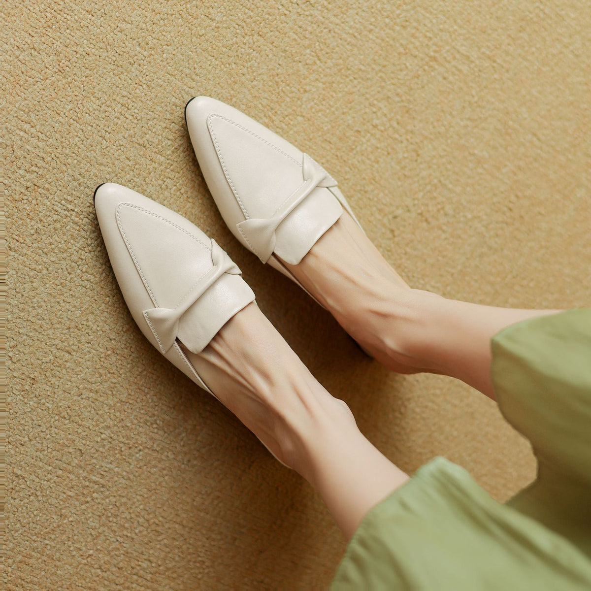 Béatrice | Mules Pointues en Cuir