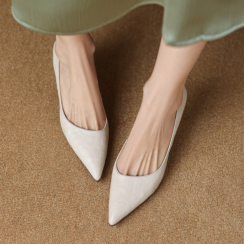 Lucie | Escarpins Fins en Cuir