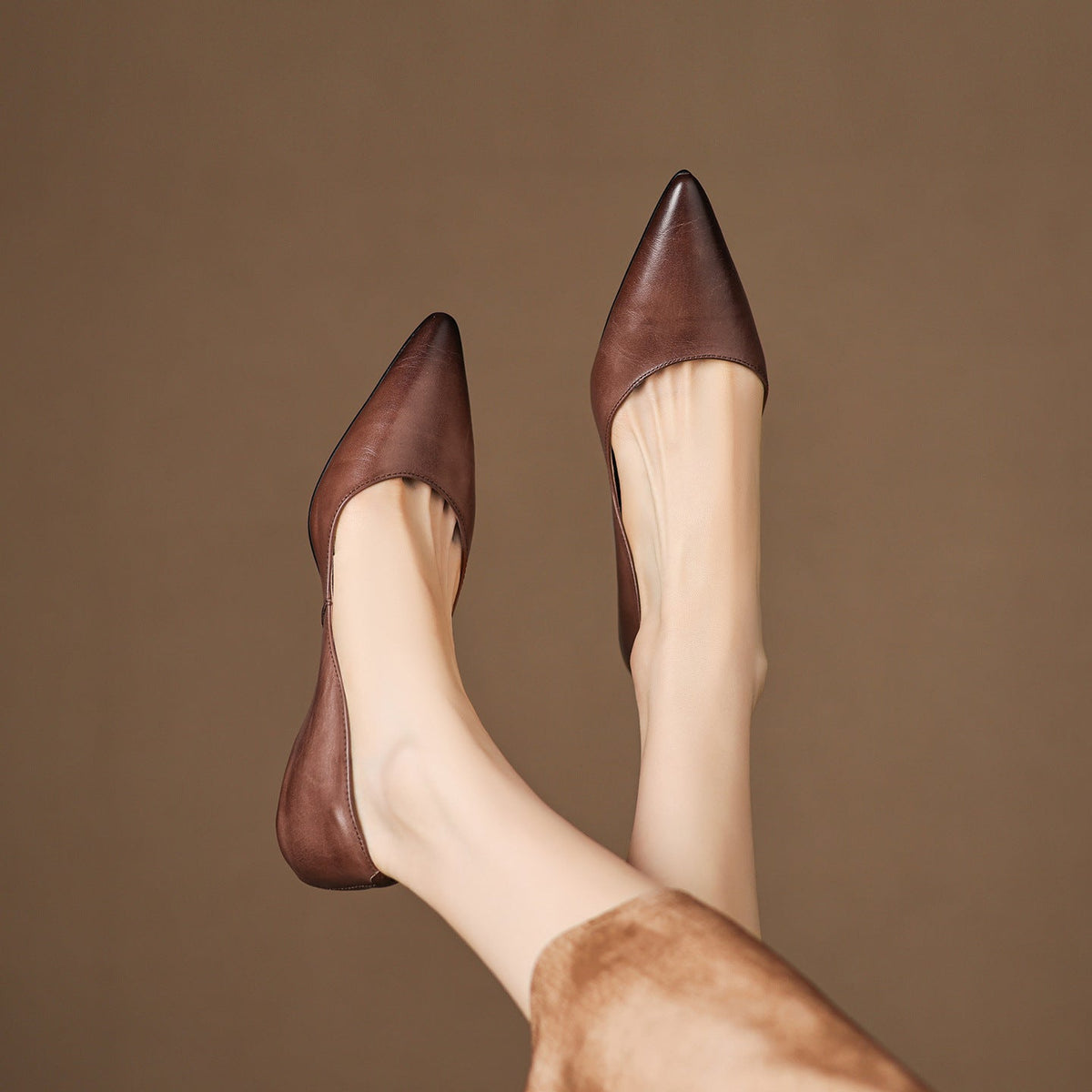 Marie | Ballerines Pointues en Cuir