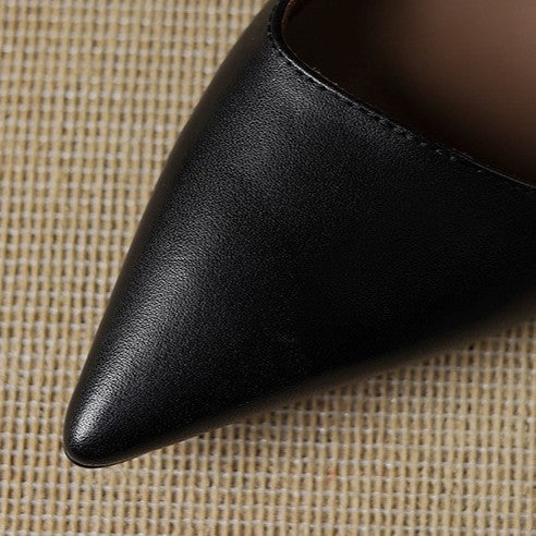Manon | Escarpins Kitten Heel en Cuir