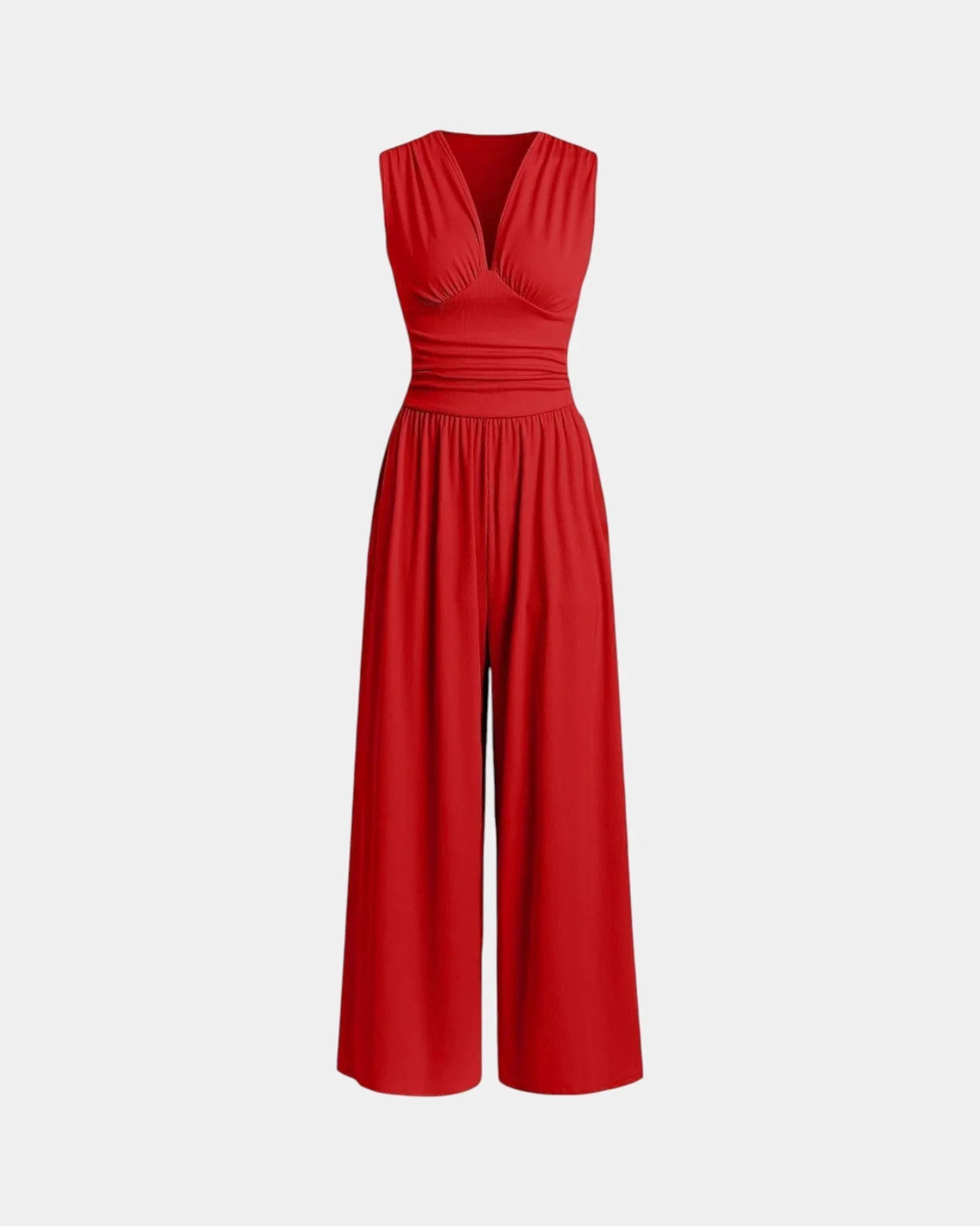 Sultana | Combinaison sans manches à jambes larges chic