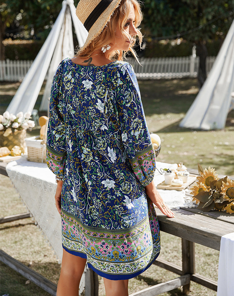 Adeline | Robe Bohème Fleurie