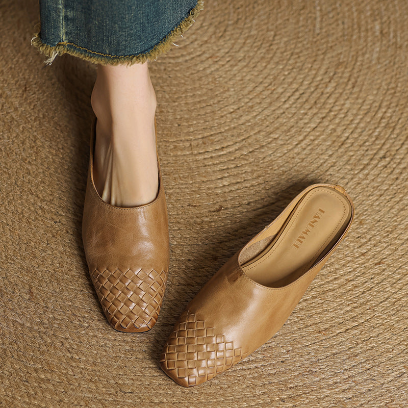 Geneviève | Mules Classiques à Petit Talon