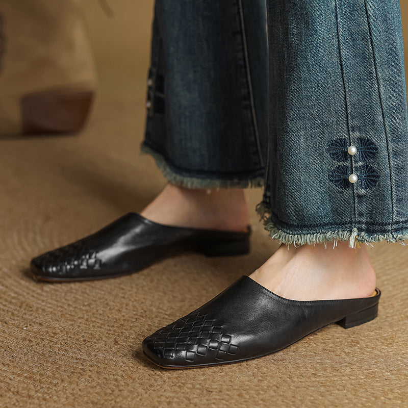 Geneviève | Mules Classiques à Petit Talon