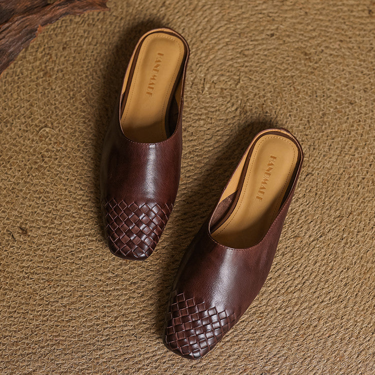 Geneviève | Mules Classiques à Petit Talon