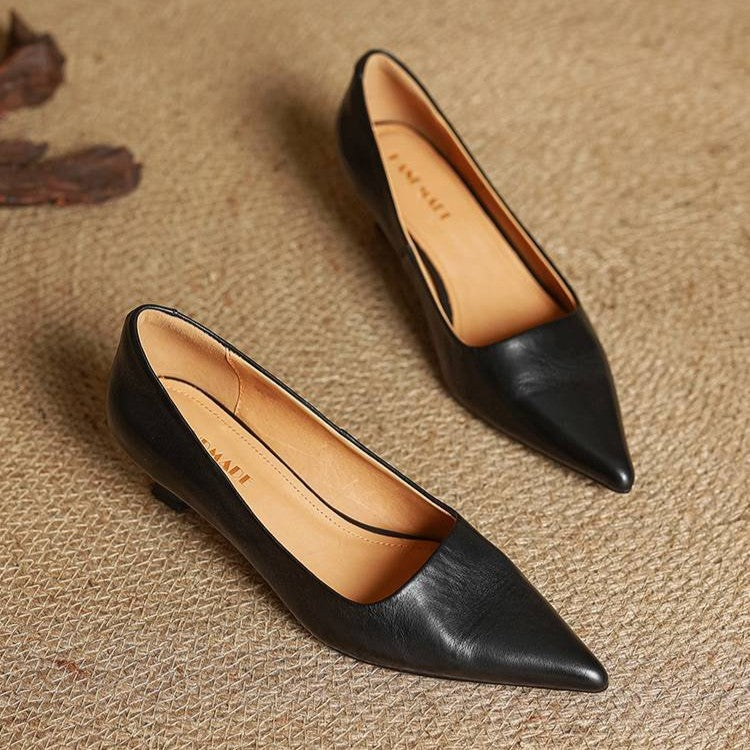 Charlotte | Escarpins Pointus Petit Talon
