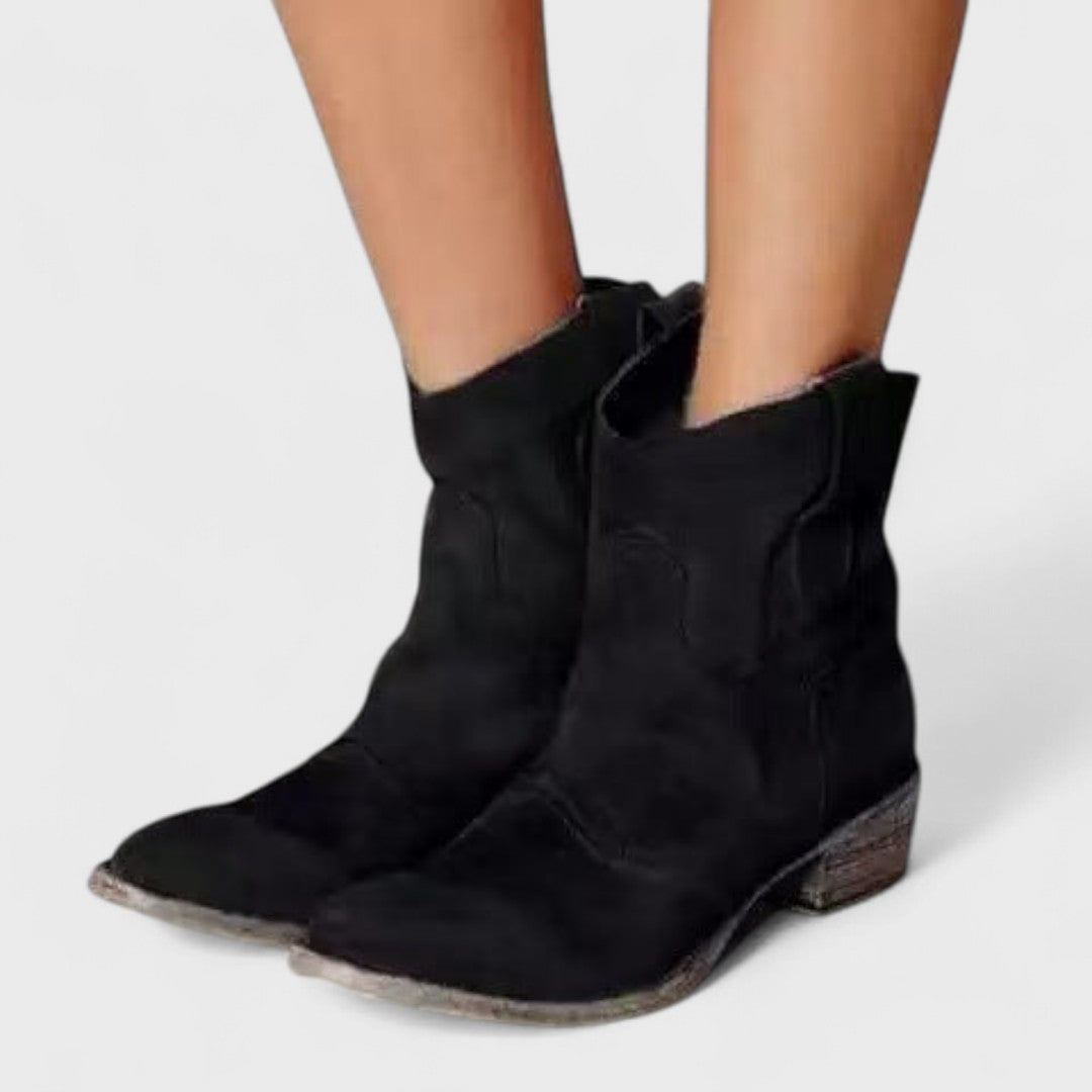 Daphné | Bottines Western Suédées