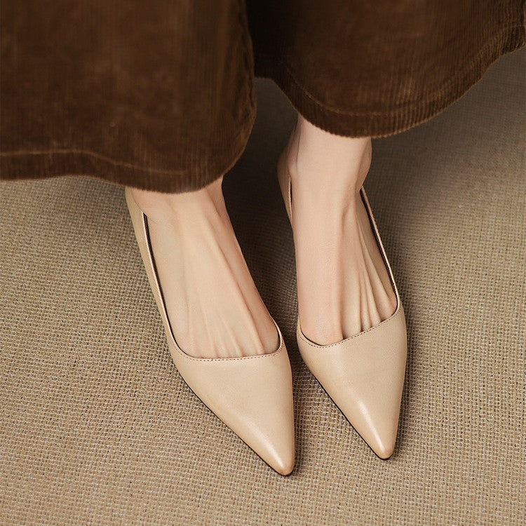 Manon | Escarpins Kitten Heel en Cuir