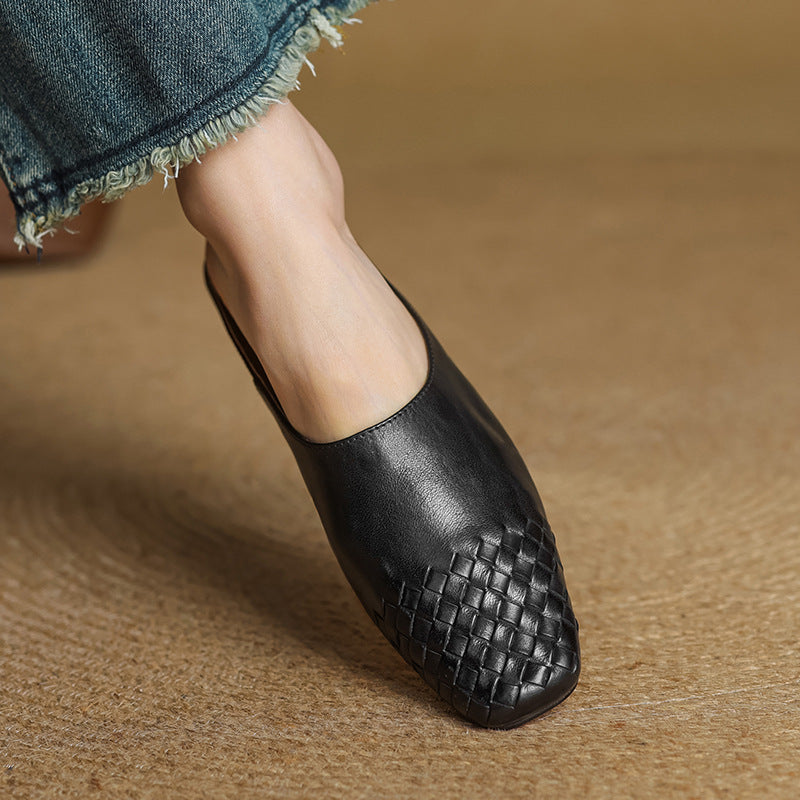 Geneviève | Mules Classiques à Petit Talon