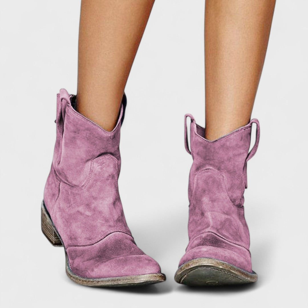 Daphné | Bottines Western Suédées