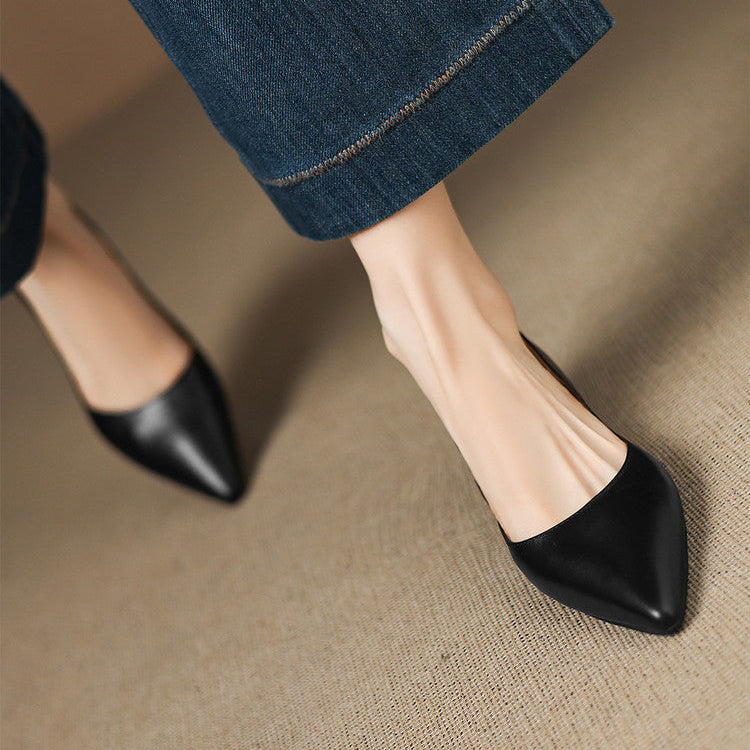 Marie | Ballerines Pointues en Cuir