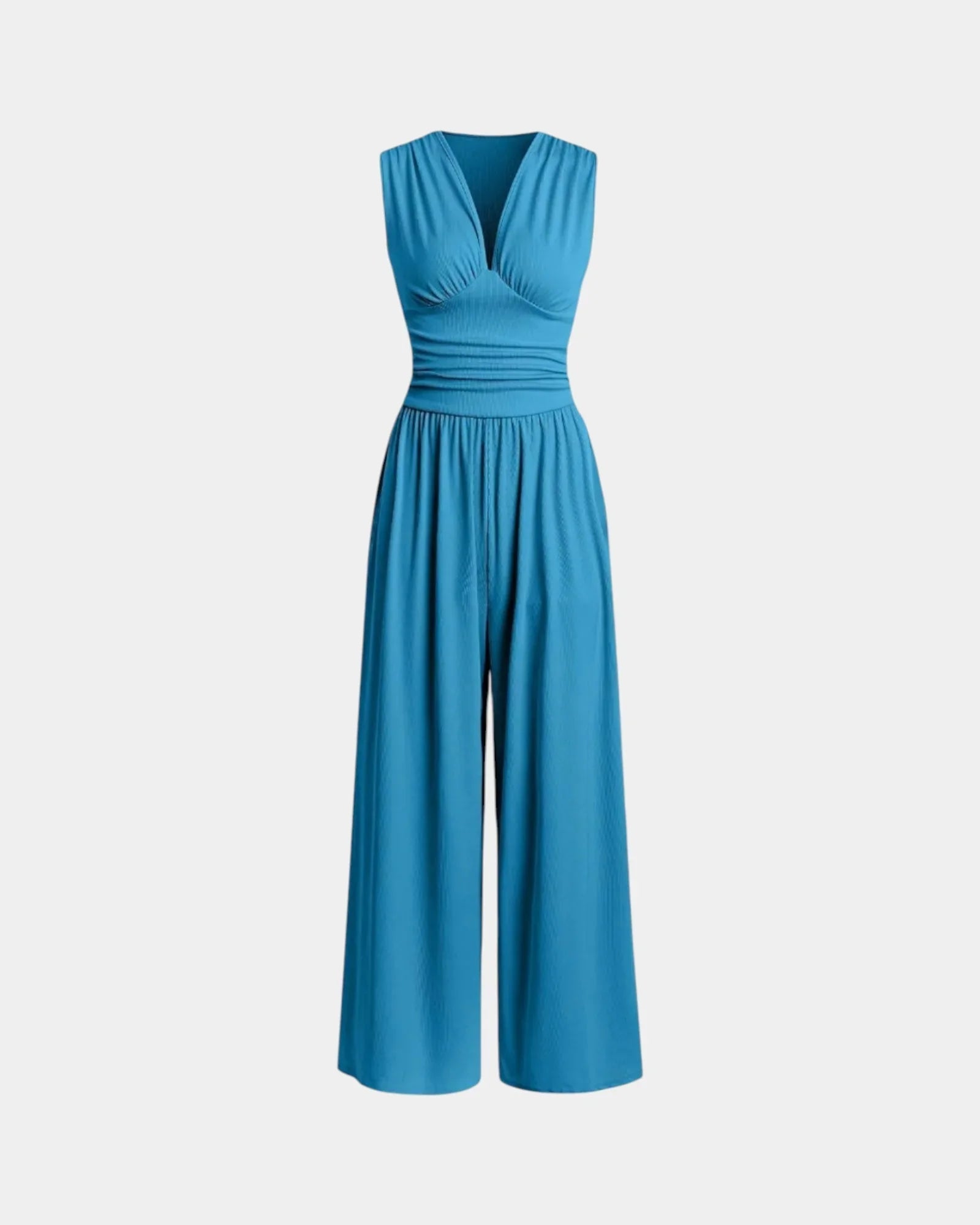 Sultana | Combinaison sans manches à jambes larges chic