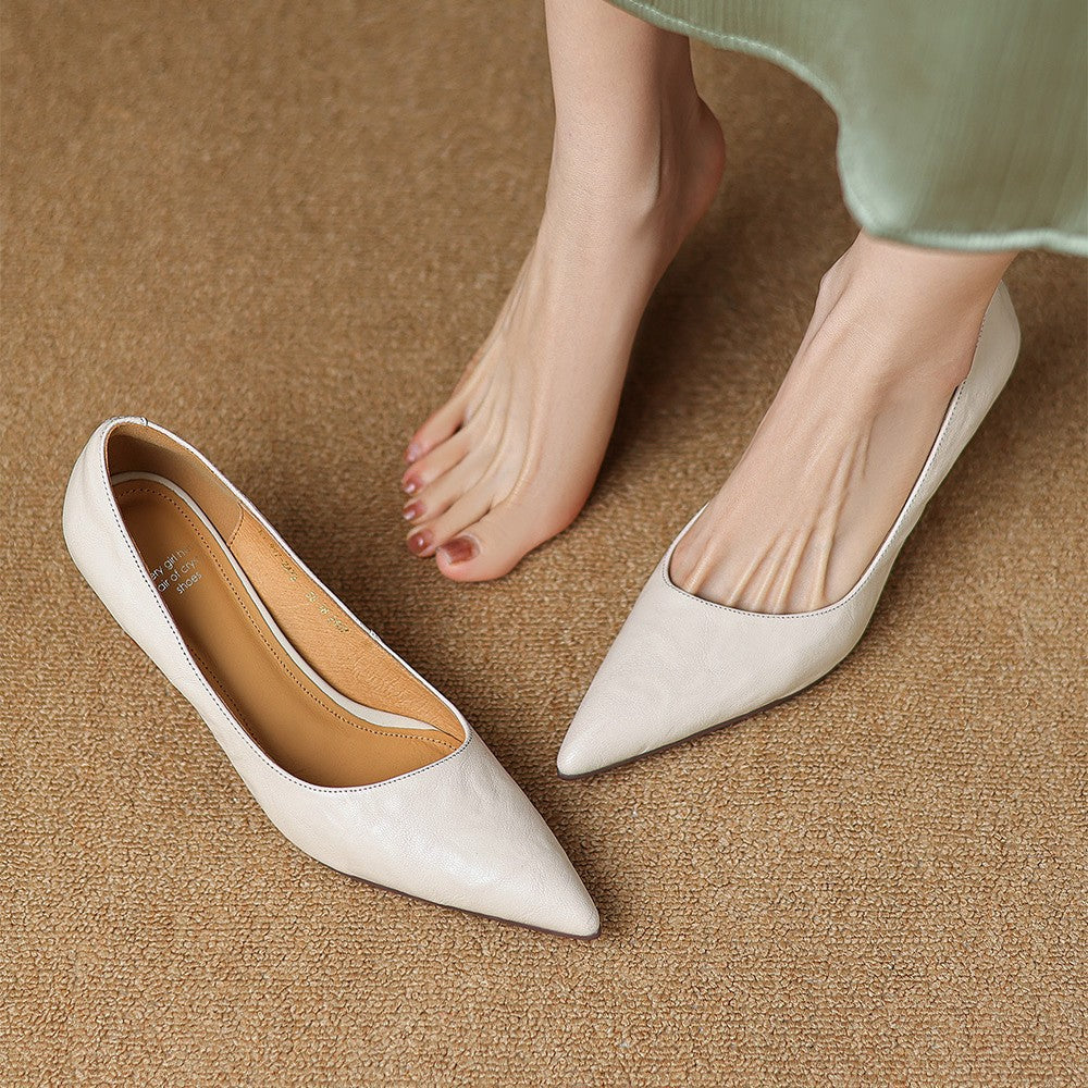 Lucie | Escarpins Fins en Cuir