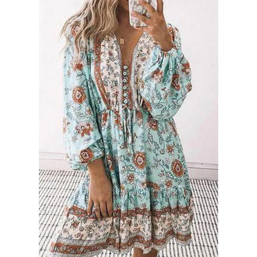 Adeline | Robe Bohème Fleurie