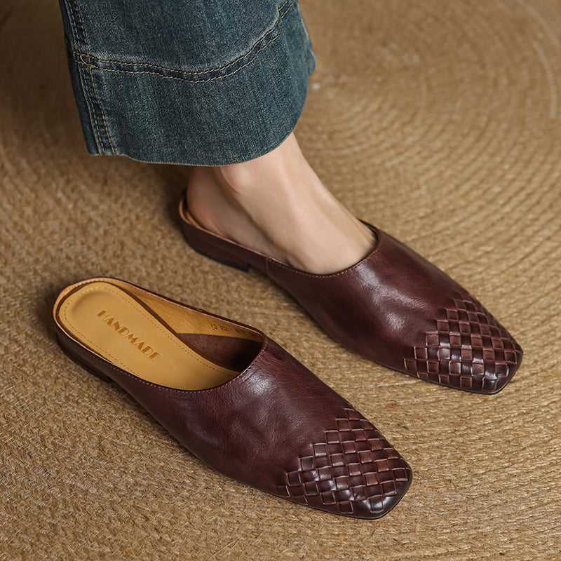 Geneviève | Mules Classiques à Petit Talon