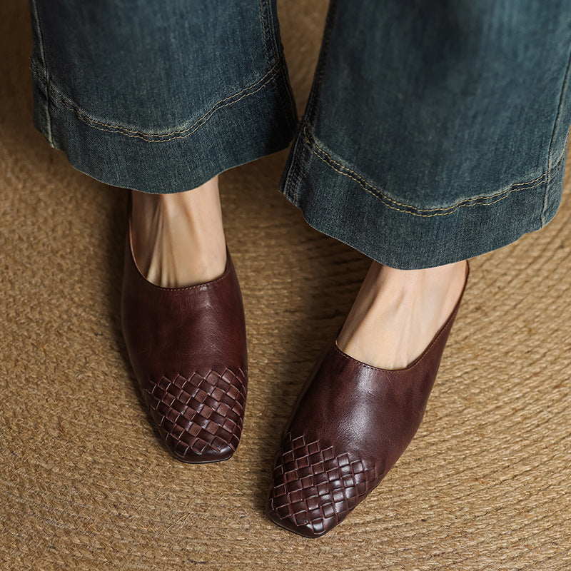 Geneviève | Mules Classiques à Petit Talon