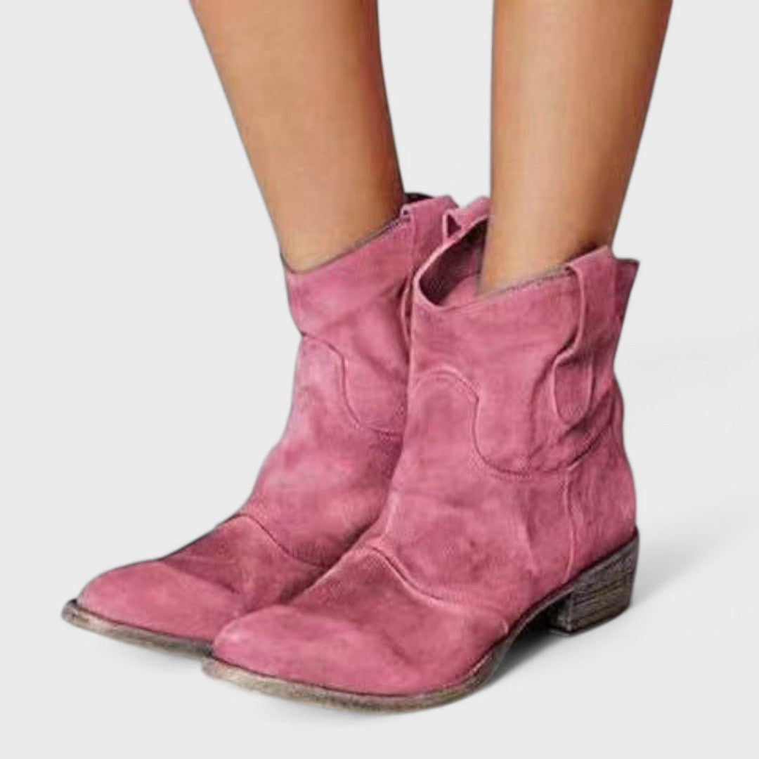 Daphné | Bottines Western Suédées