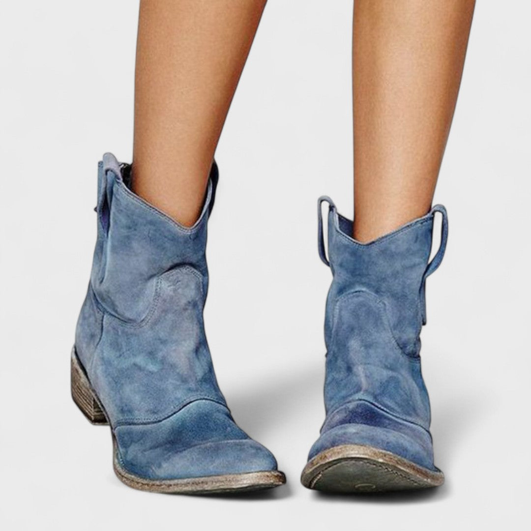 Daphné | Bottines Western Suédées