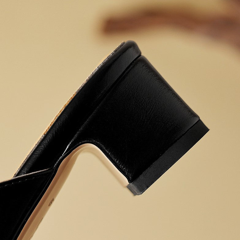 Béatrice | Mules Pointues en Cuir