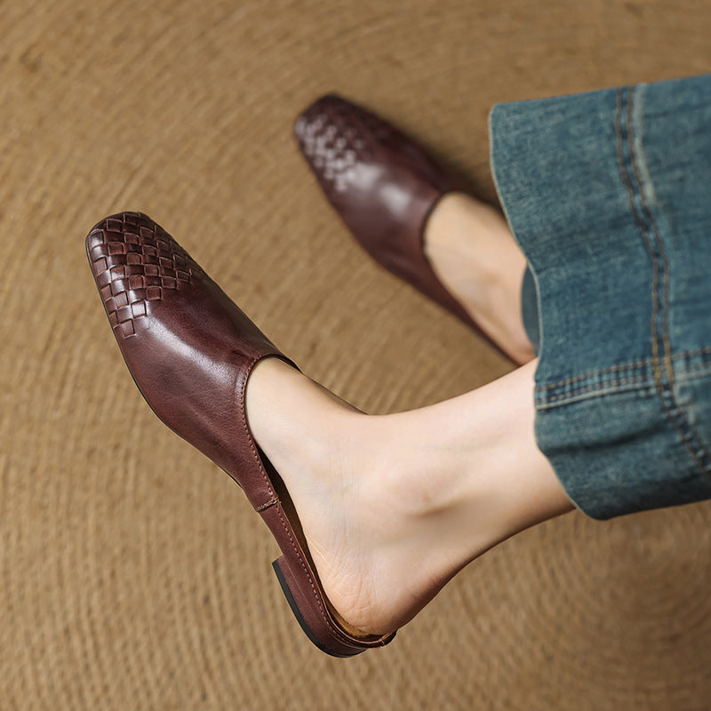 Geneviève | Mules Classiques à Petit Talon