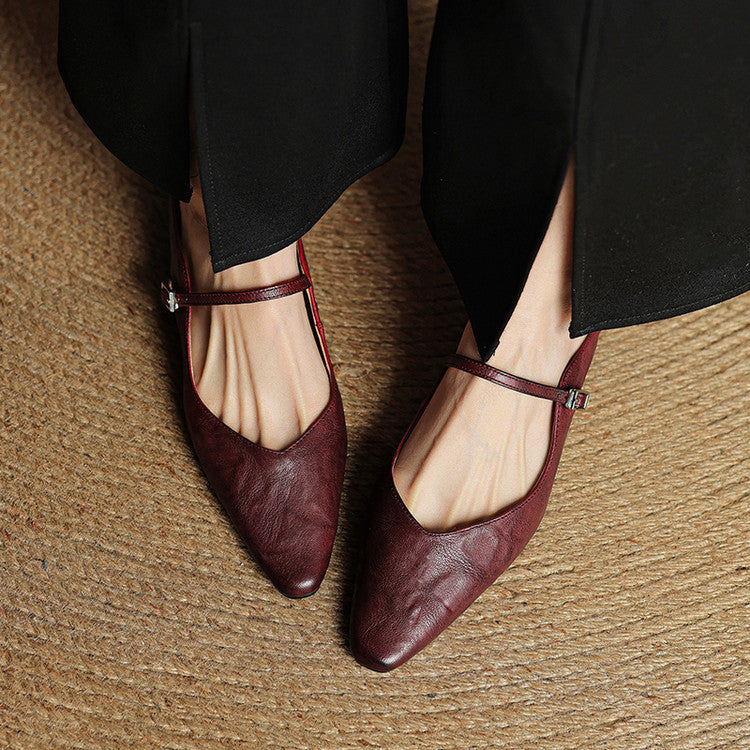 Solange | Mules Babies en Cuir Souple