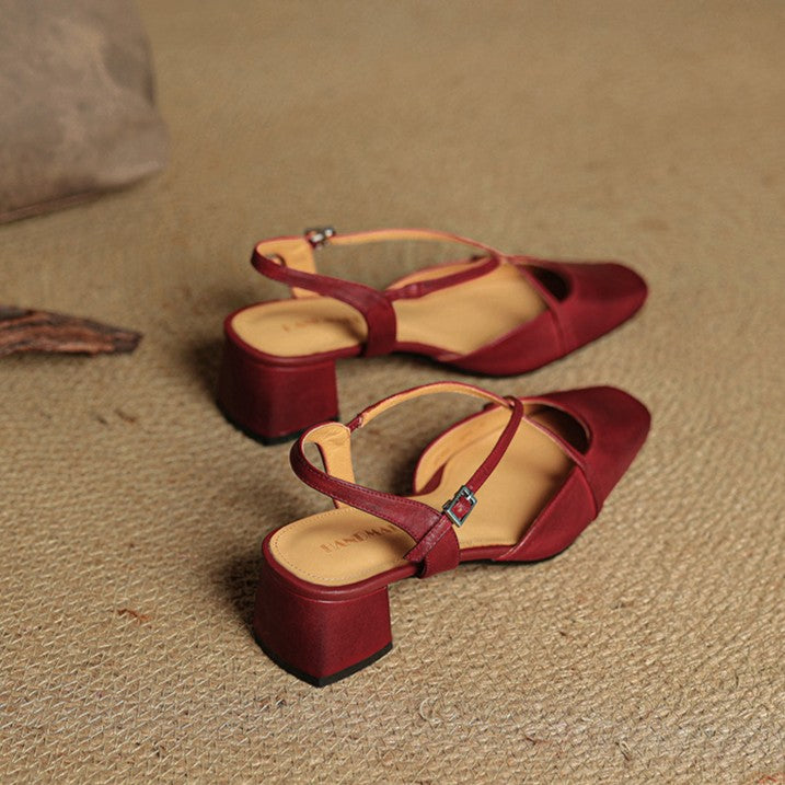 Chloé | Escarpins Slingback à Brides Croisées